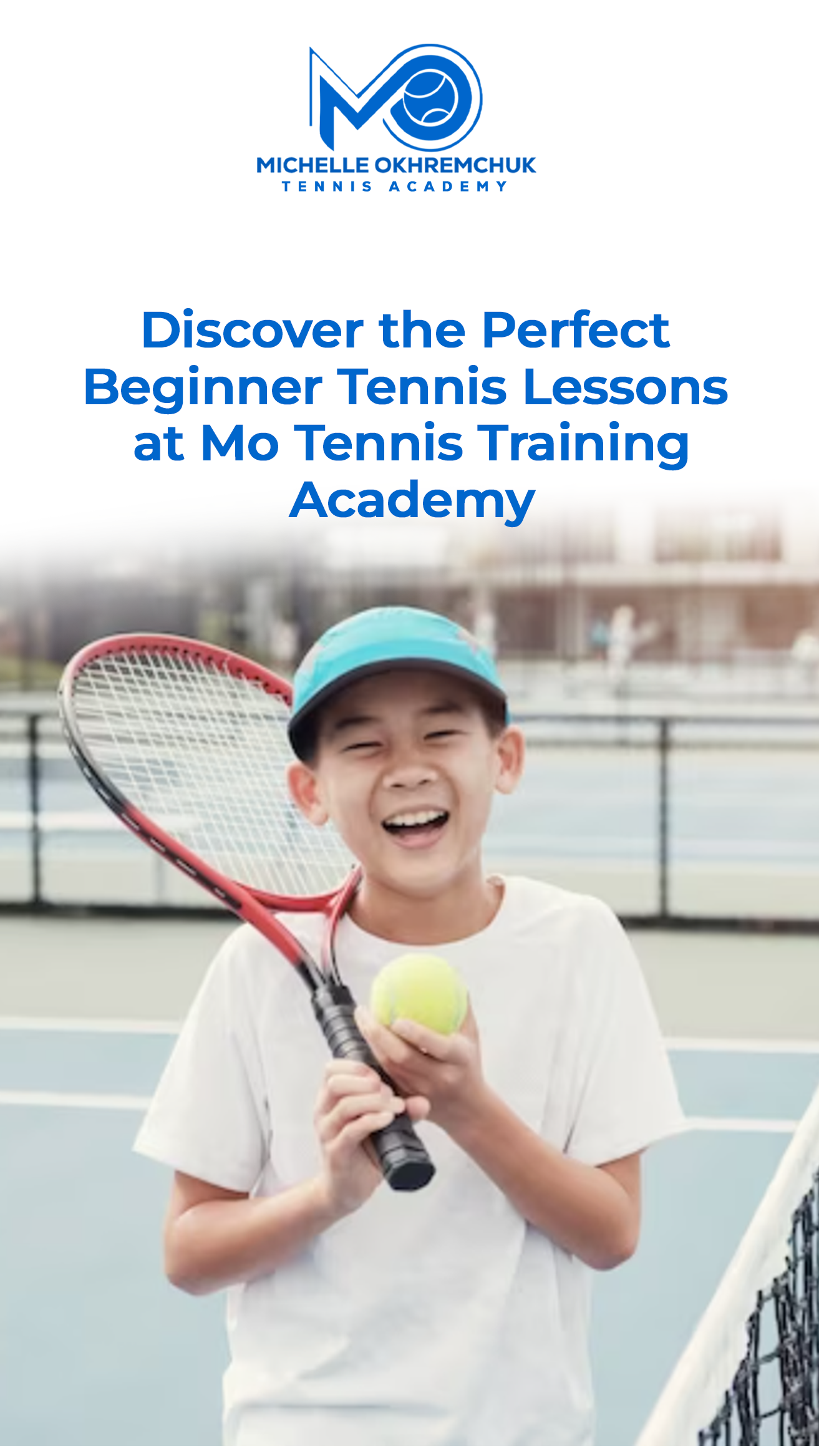 Discover the Perfect Beginner Tennis Lessons at Mo Tennis Training Academy - Mo Tennis Training Academy