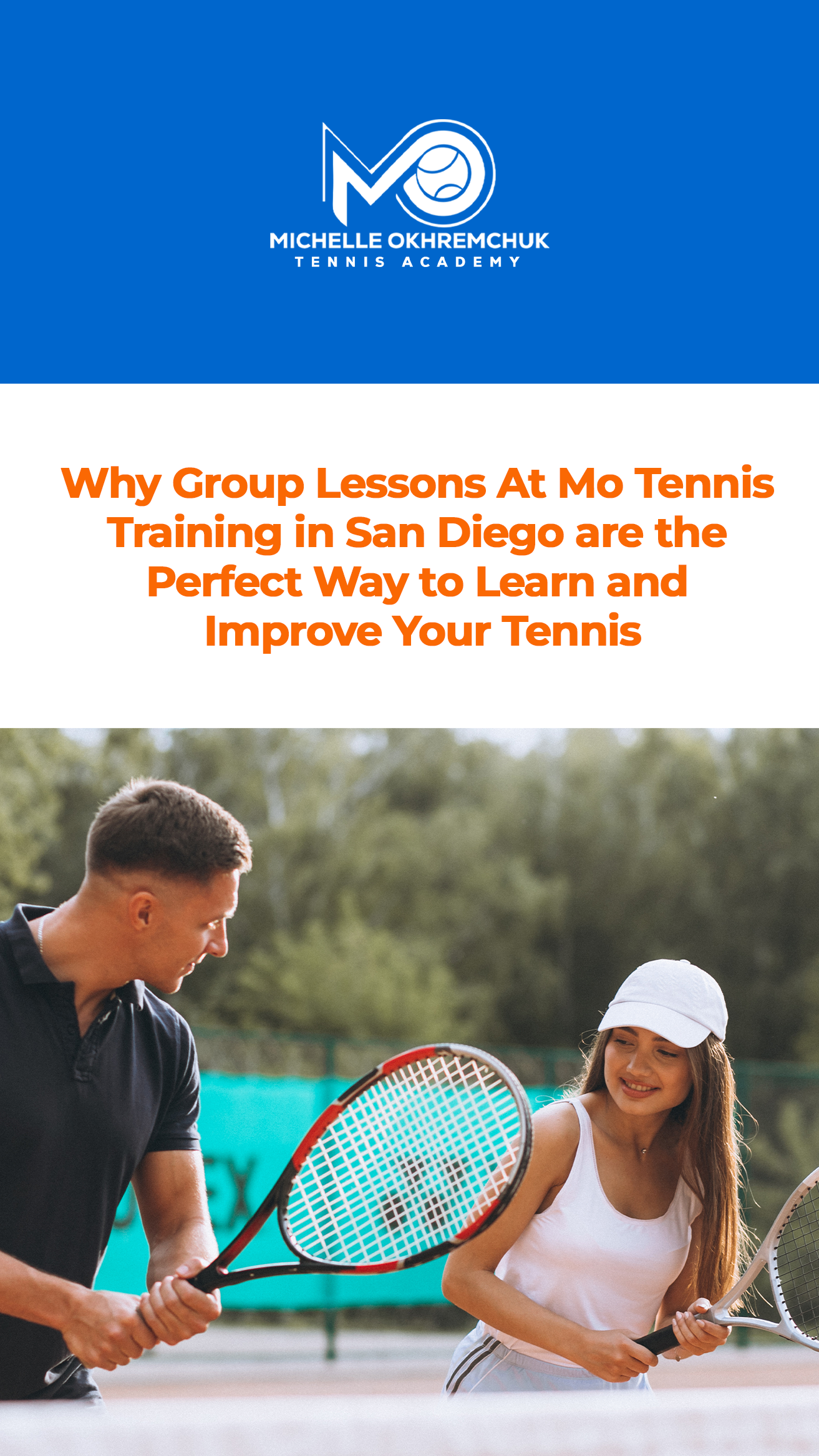 Why Group Lessons At Mo Tennis Training in San Diego are the Perfect Way to Learn and Improve Your Tennis - Mo Tennis Training Academy